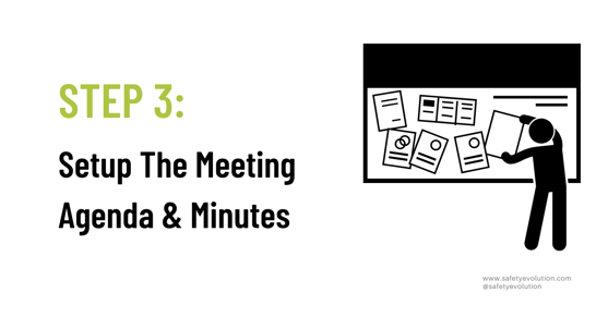 Setup The Meeting Agenda & Minutes 