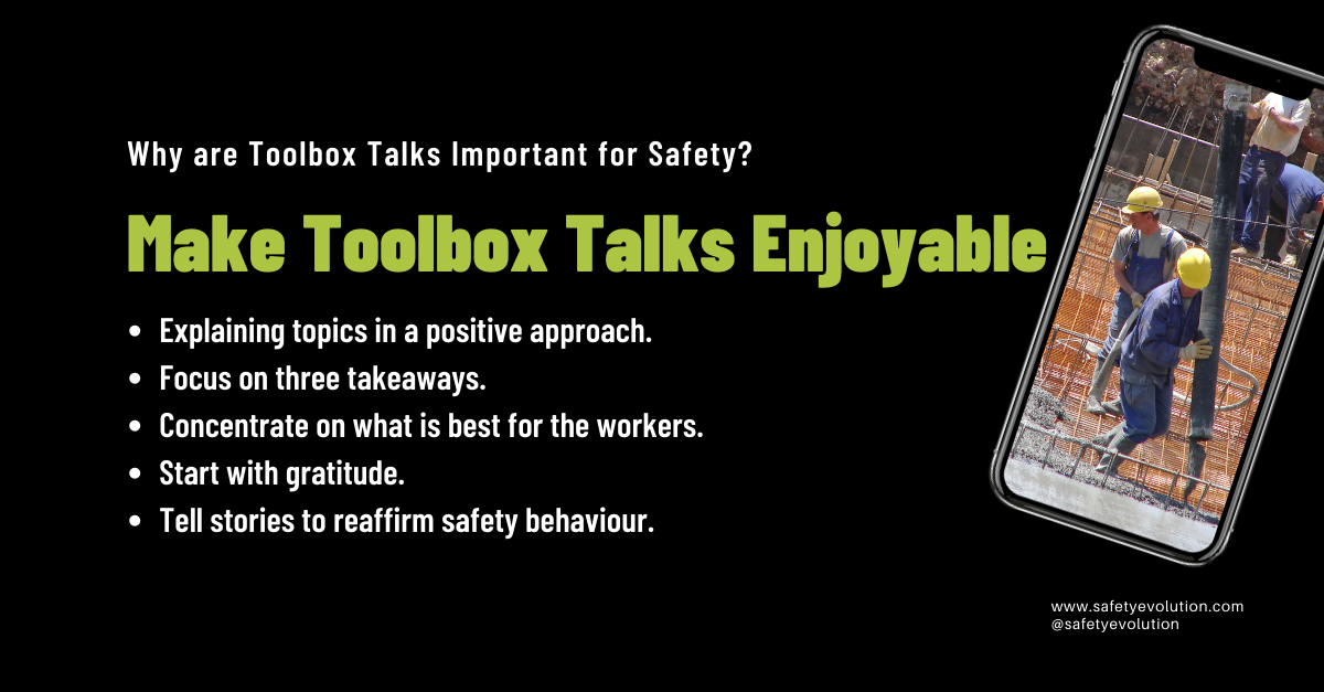 Regular Toolbox Talks Can Help Build A Safety Culture