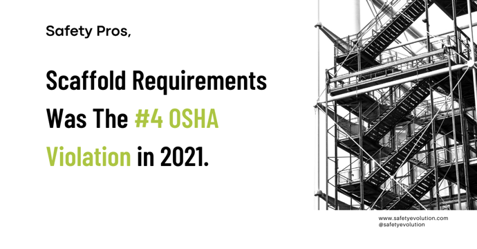 Scaffold Requirements Was The #4 OSHA Violation. Does Your Company Use OSHA Compliant Scaffolding Checklists_