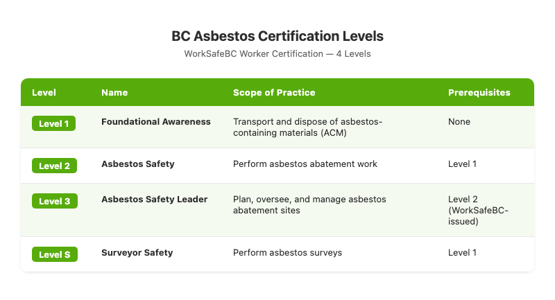 Asbestos Training in BC: What Contractors Need