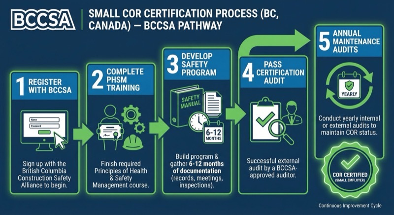 Small COR (SECOR) in BC: Cost & Steps