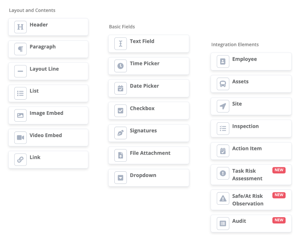 Create digital safety forms