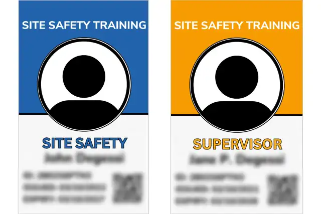 Site Safety Training (SST) Card